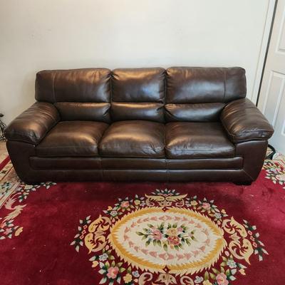 Brown Sofa 92x37x32H