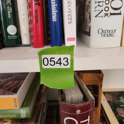 2 Shelves Loaded w Cookbooks Pasta Cooking Light Southern Living European Cooking & more