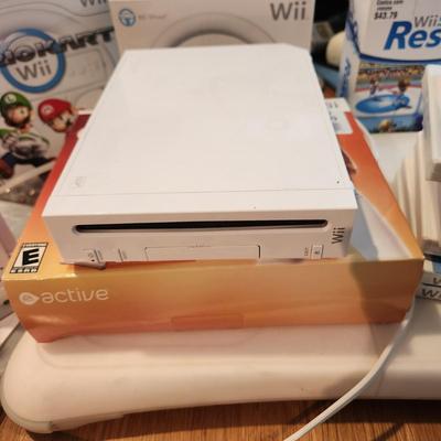 Large Lot of Wii Games, Console & Accessories Several Items still sealed. Super Mario Galaxy