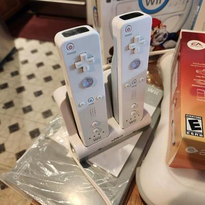 Large Lot of Wii Games, Console & Accessories Several Items still sealed. Super Mario Galaxy