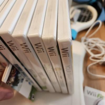 Large Lot of Wii Games, Console & Accessories Several Items still sealed. Super Mario Galaxy