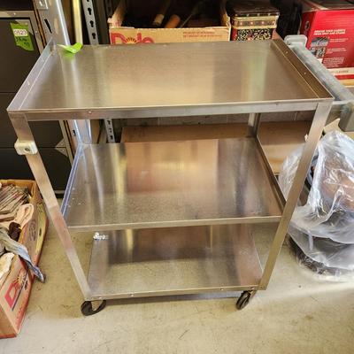 3 Shelves Vollrath Stainless Steel Cart 28x16x32