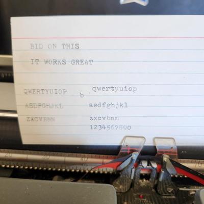 SCM Smith Corona Electra 210 Typewriter tested Working