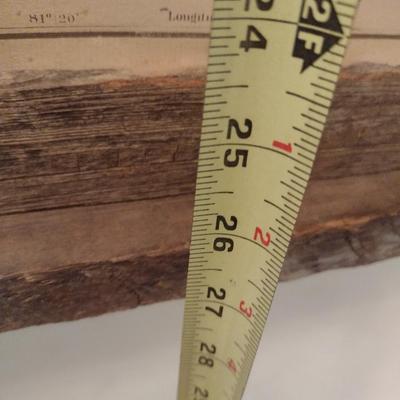 Natural Wood Framed 1886 Catawba County, NC Map