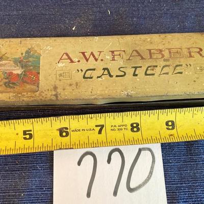 Vintage German Pencil Tin with Lead in it