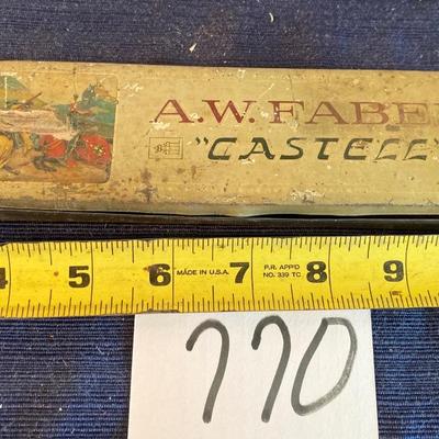 Vintage German Pencil Tin with Lead in it
