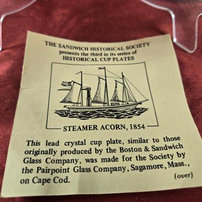 Boston & Sandwich Glass Company Collector Plate