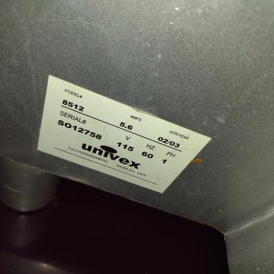 Univex Max NSF Commercial Stainless Meat Slicer with Sharpener Attachment