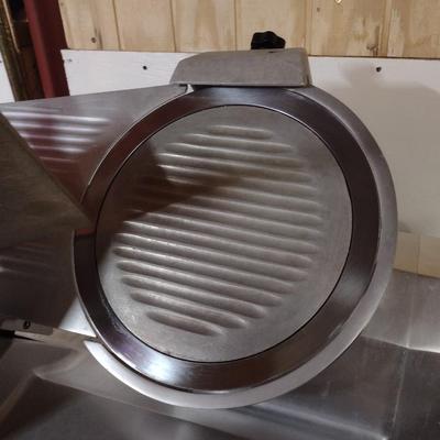 Univex Max NSF Commercial Stainless Meat Slicer with Sharpener Attachment