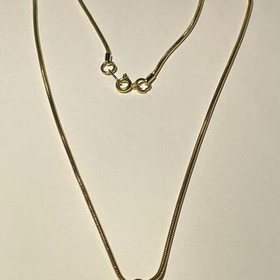 Vintage Trifari 18" Necklace & Fashion Pendant as Pictured.