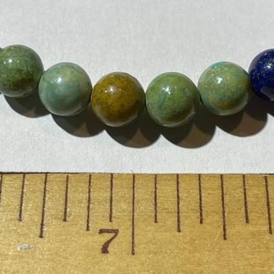 Jay King (DTR) Sterling Silver New Never Used Fashion Turquoise & Lapis Bead 48" Necklace Preowned from an Estate. (Jewelry...