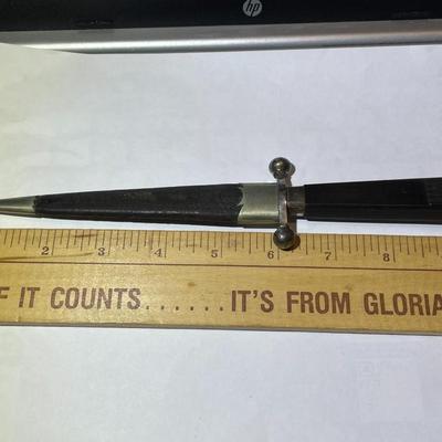 Antique/Vintage Etched Blade Letter Opener Sheath in VG Preowned Condition as Pictured.