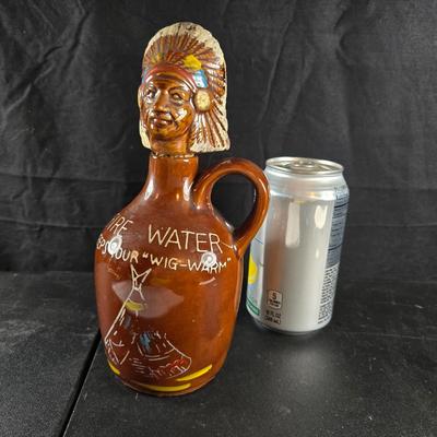 Red Ware Indian Decanter/Jug