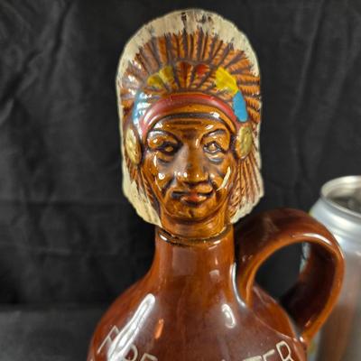 Red Ware Indian Decanter/Jug
