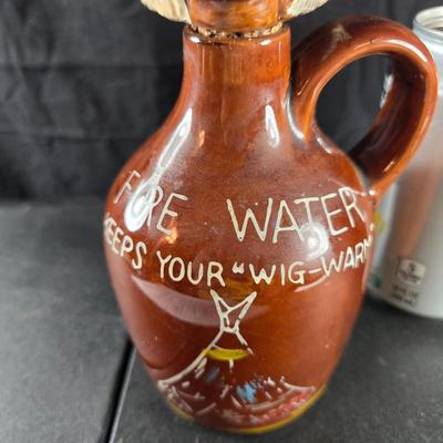 Red Ware Indian Decanter/Jug