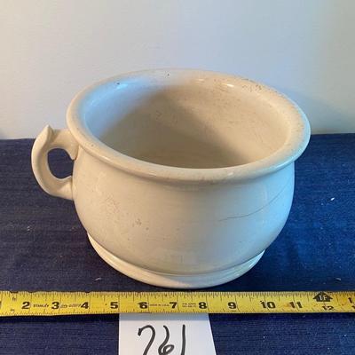 Vintage Ironstone Chamber Pot
