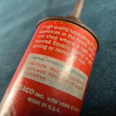 Texaco Home Lubricant Oil Can