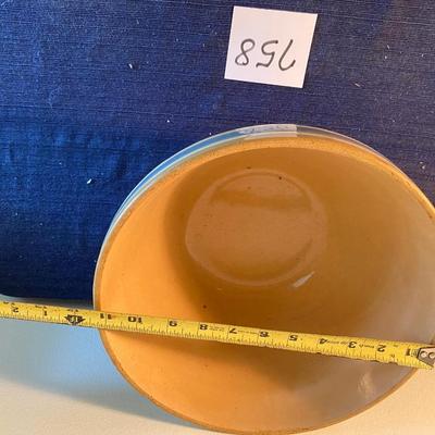 Vintage Yellow Ware Mixing Bowl
