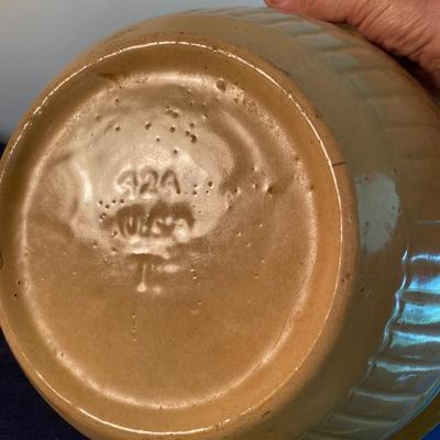 Vintage Yellow Ware Mixing Bowl