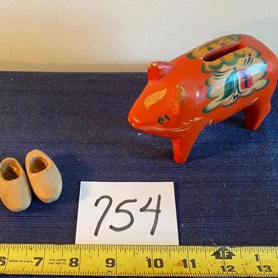 Swedish Dala Piggy Bank