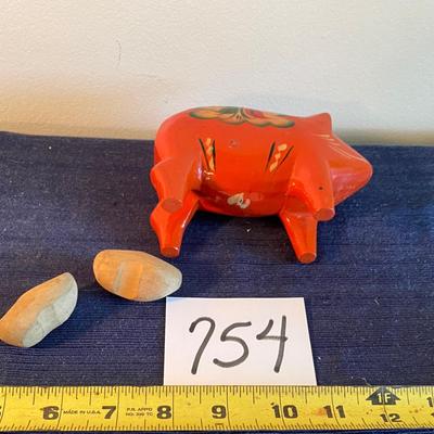 Swedish Dala Piggy Bank