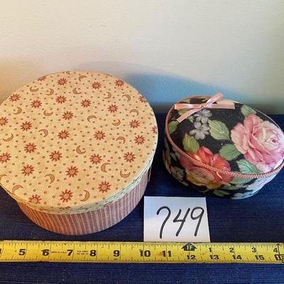 Fabric Covered Boxes