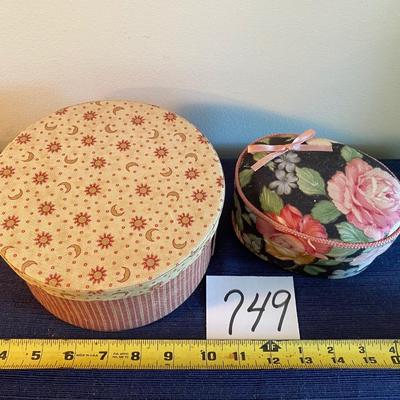 Fabric Covered Boxes