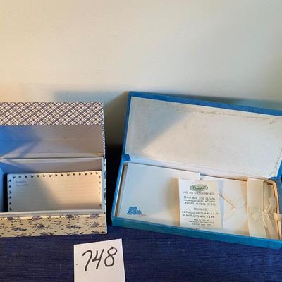 Stationary and Recipe Box