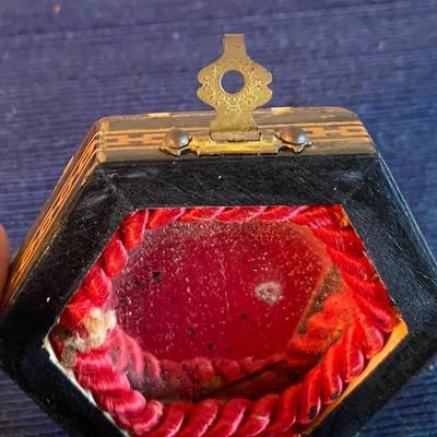 Vintage Inlaid Marquetry Box