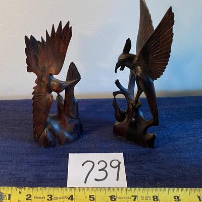 Vintage Hand-carved Wood Figures