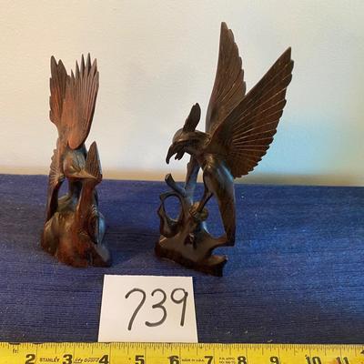 Vintage Hand-carved Wood Figures
