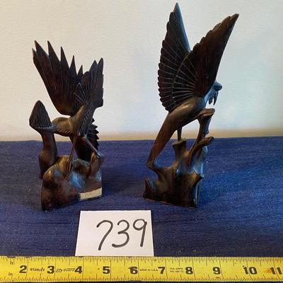 Vintage Hand-carved Wood Figures