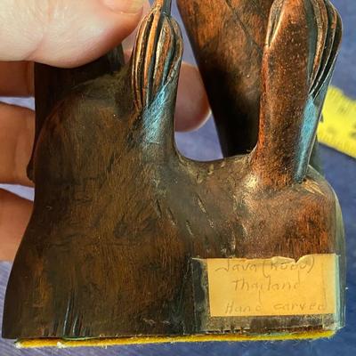 Vintage Hand-carved Wood Figures
