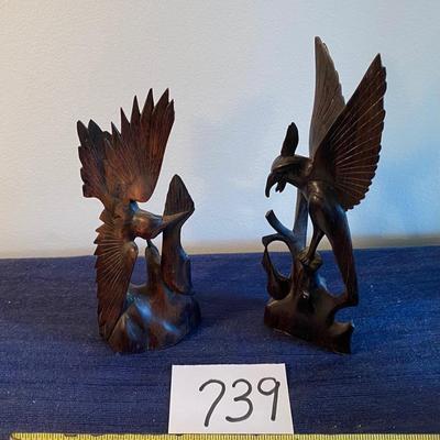 Vintage Hand-carved Wood Figures
