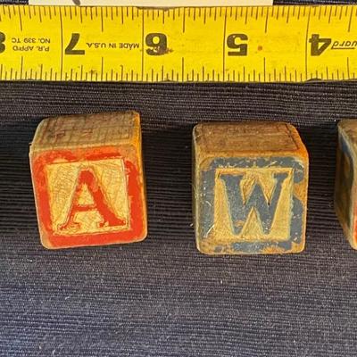 Vintage Toy Blocks