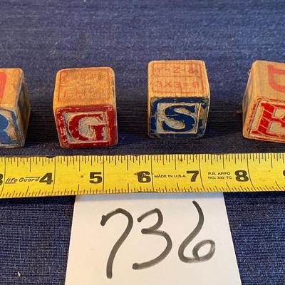 Vintage Toy Blocks