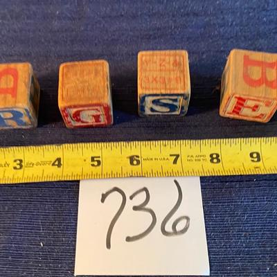 Vintage Toy Blocks