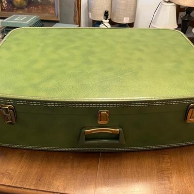 Vintage Hard Suitcases (green)