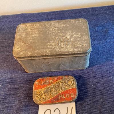 Vintage Metal Boxes