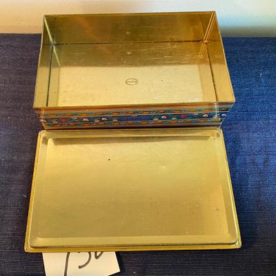 Vintage Metal Candy Box