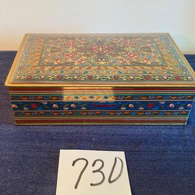 Vintage Metal Candy Box