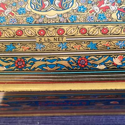 Vintage Metal Candy Box