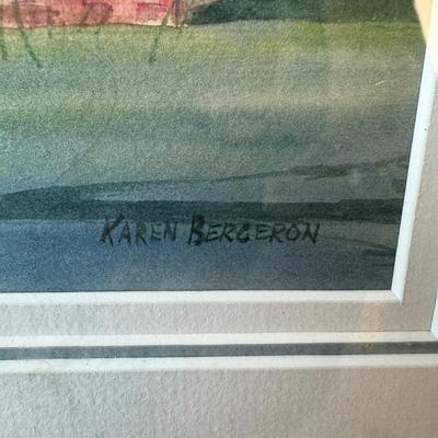 1421 Original Watercolor by Karen Bergeron