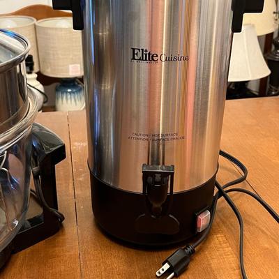 Sharper Image Super Wave Oven and Electric Coffee Urn
