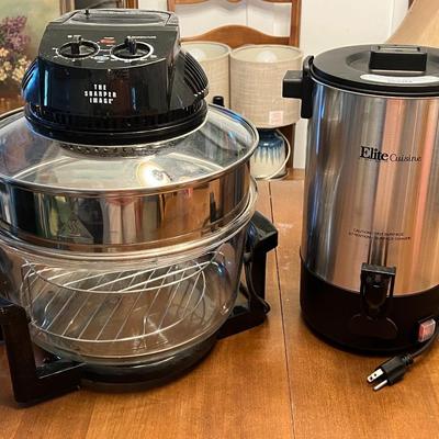 Sharper Image Super Wave Oven and Electric Coffee Urn