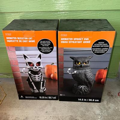 251 LOT ASSORTED HALLOWEEN DECORATOINS GHOST TOMBSTONE PUMPKINS