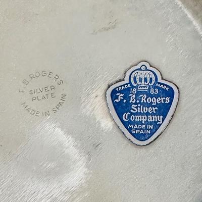 259 SILVERPLATE CENTERPIECE BOWL FB ROGERS MADE IN SPAIN 12"