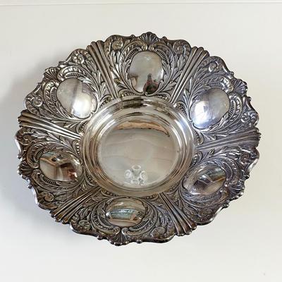 259 SILVERPLATE CENTERPIECE BOWL FB ROGERS MADE IN SPAIN 12"