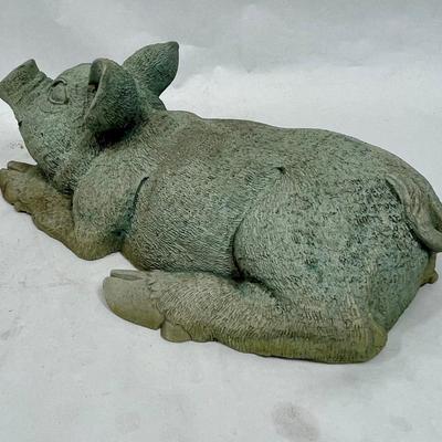 Resin Pig Garden Art Statue