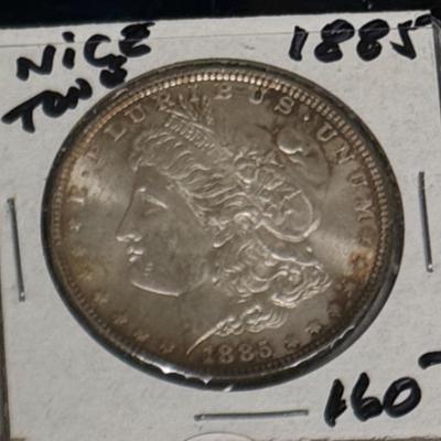 1885 O MORGAN NICE TONE